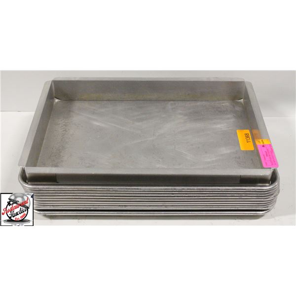 BAILIFF SEIZURE: ELEVEN ALUMINUM BUN PANS