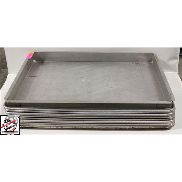 BAILIFF SEIZURE: NINE ALUMINUM BUN PANS