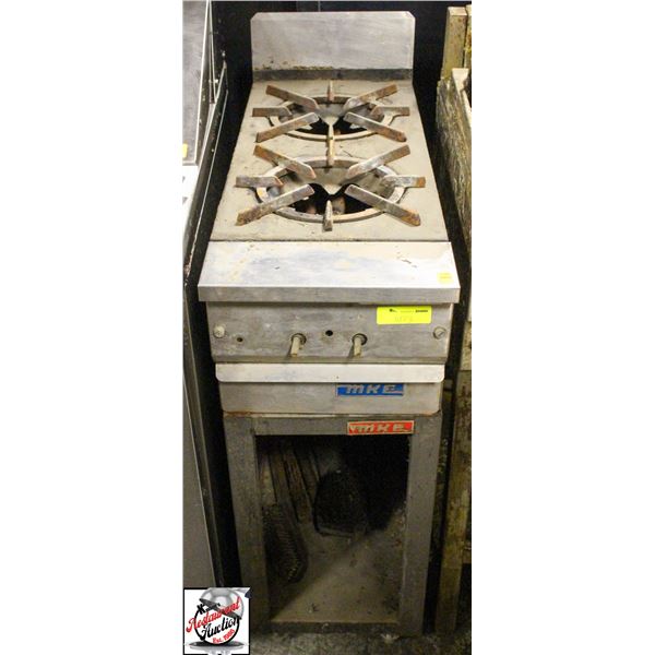 MKE 2-BURNER POT STOVE NATURAL GAS (AS IS)