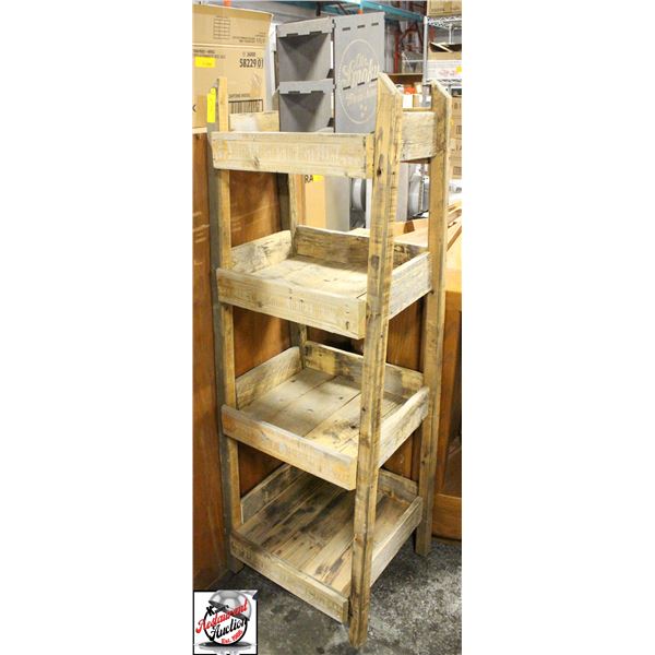 BAILIFF SEIZURE: 5 TIER WOODEN RUSTIC PRODUCT