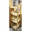 Image 1 : BAILIFF SEIZURE: 5 TIER WOODEN RUSTIC PRODUCT