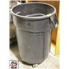 Image 1 : LARGE BRUTE WASTE CONTAINER W/ WHEELED DOLLY
