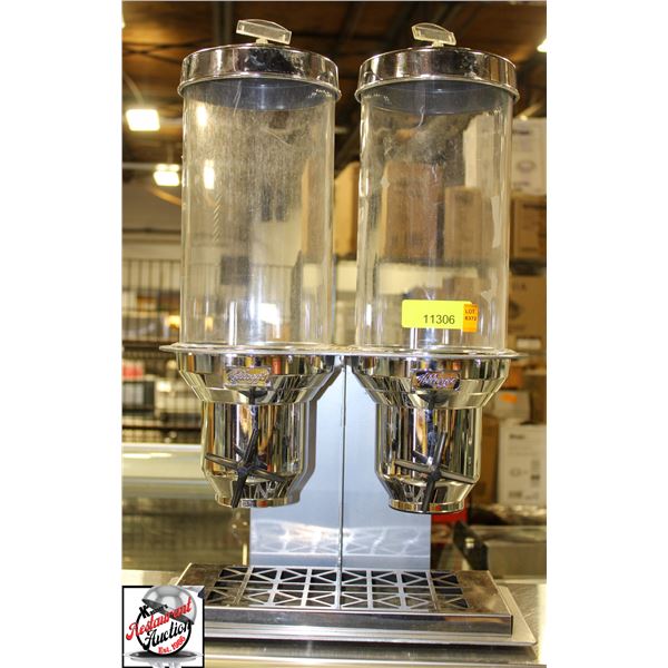KELLOGG'S CHROME CEREAL DISPENSERS
