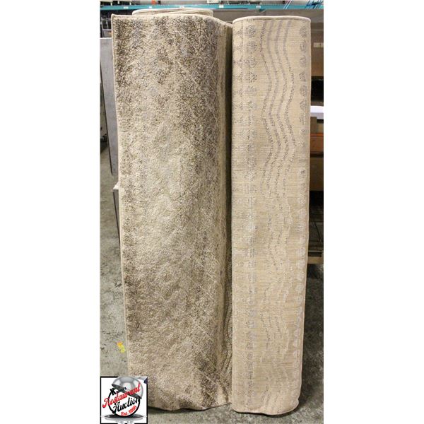 2 HOMETRENDS 63" X 84" AREA RUGS