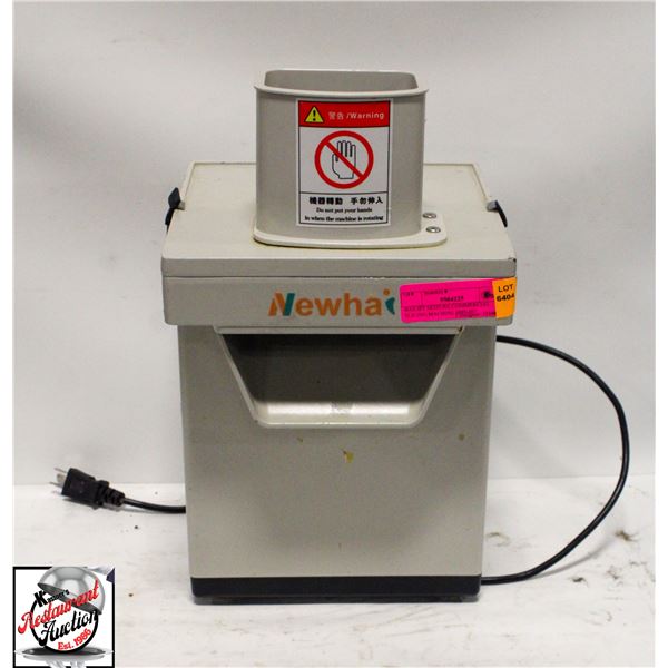 BAILIFF SEIZURE:COMMERCIAL SLICING MACHINE HBS-007