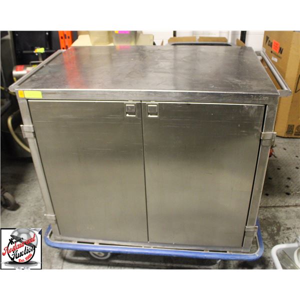 36" ENCLOSED S/S CART
