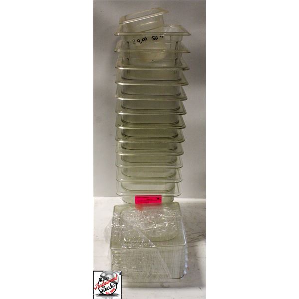 BAILIFF SEIZURE: 12 PLASTIC 1/6-SIZE INSERTS