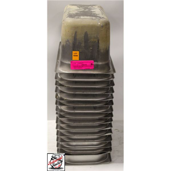 BAILIFF SEIZURE: 16 S/S 1/3-SIZE 5" DEEP INSERTS