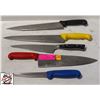 Image 1 : BAILIFF SEIZURE: 5 ASSORTED KITCHEN KNIVES