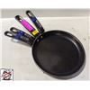 Image 1 : BAILIFF SEIZURE: 5 NON-STICK 9.5" FRYING PANS