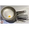 Image 1 : 5 BROWNE THERMALLOY 7" ALUMINUM FRYING PANS