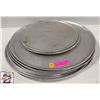 Image 1 : BAILIFF SEZIURE: STACK OF COMMERCIAL PIZZA PANS W/