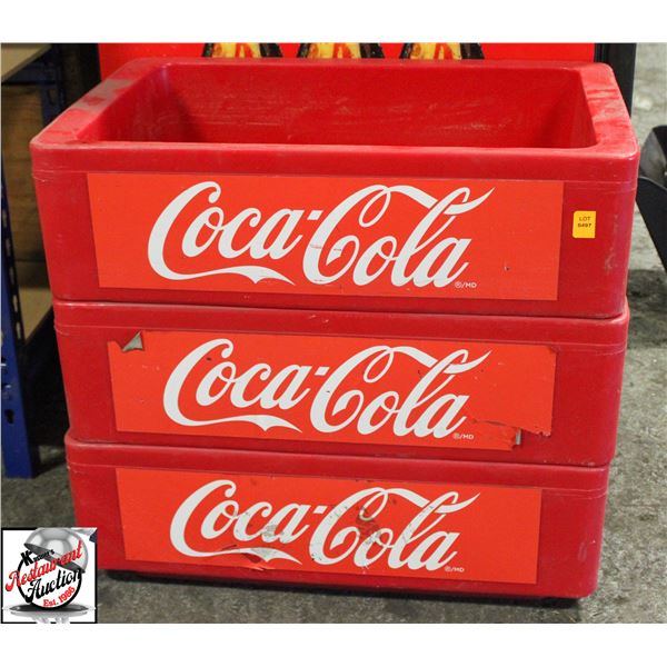 3 BEER CADDY TUBS