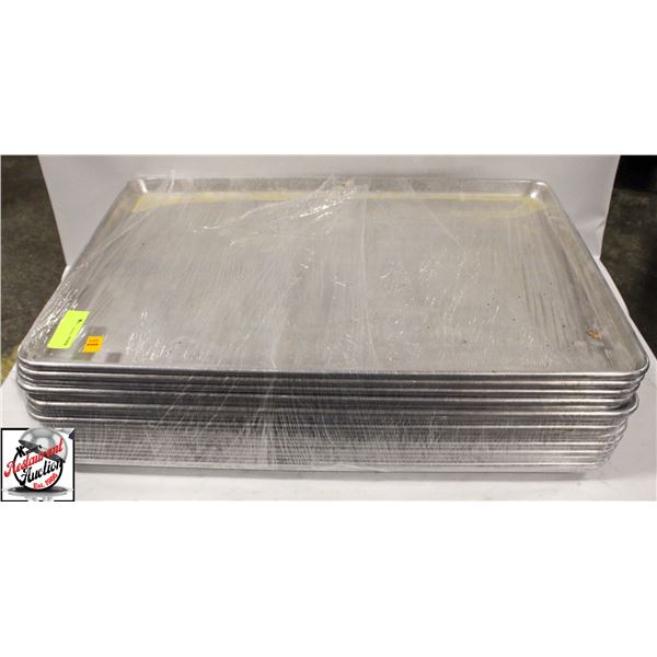 15 FULL-SIZE ALUMINUM BUN PANS