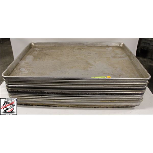18 FULL-SIZE ALUMINUM BUN PANS