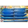 Image 1 : 10 BLUE BREAD TRAYS 23" X 24" X 7"