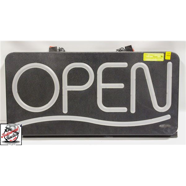 NEWON LIGHT-UP "OPEN" SIGN