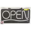 Image 1 : NEWON LIGHT-UP "OPEN" SIGN