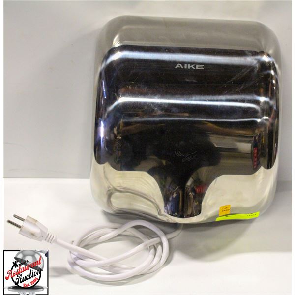 AIKE PLUG-IN S/S HIGH SPEED HAND DRYER - 1500 WATT