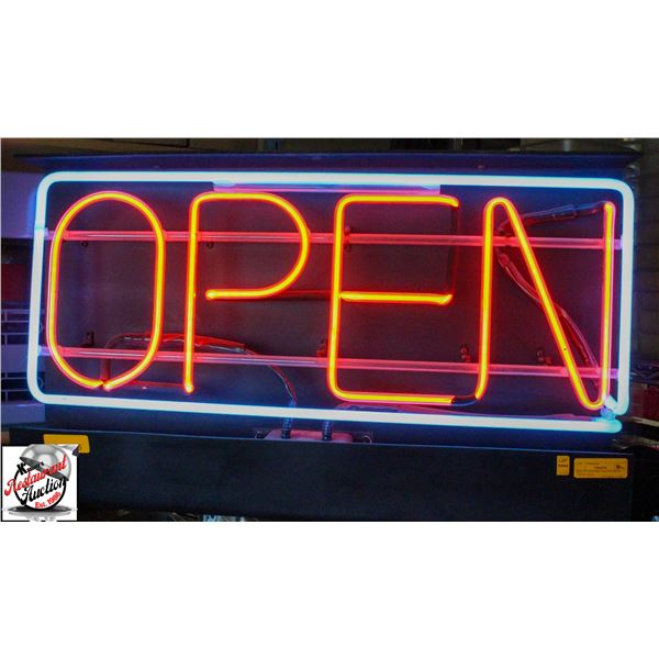 BAILIFF SEIZURE: FALLON NEON "OPEN" SIGN