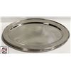 Image 1 : SIX 16" JOHNSON ROSE CHROME OVAL PLATTERS
