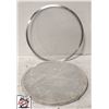 Image 1 : LOT OF 8 ALUMINUM 16" PIZZA SCREENS