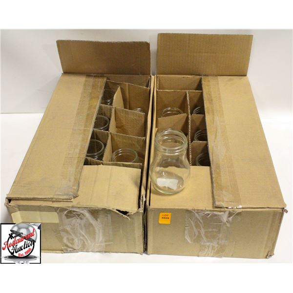 2 CASES OF CHROME SYRUP DISPENSERS W/ LIDS