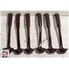 Image 1 : 6 CARLISLE POLYCARB LADLE 0.75 OZ 10.5" BURGUNDY
