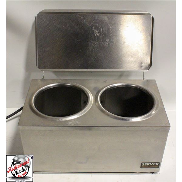 SERVER DI-2 6QT DOUBLE CONE DIP WARMER
