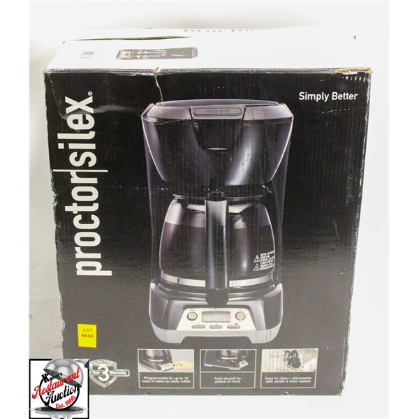 NEW PROCTOR SILEX 900 WATT COFFEE BREWER