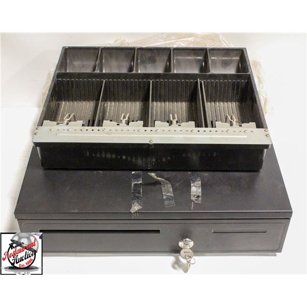 CASH DRAWER W/ EXTRA BILL/COIN TRAY