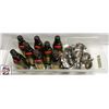Image 1 : KAHLUA SHAKING DISPENSERS & 10 STAINLESS CREAMERS