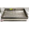 Image 1 : 2 STAINLESS STEEL ROASTING PANS 18" X 24"