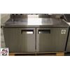Image 1 : NEW 60" S/S UNDERCOUNTER FREEZER