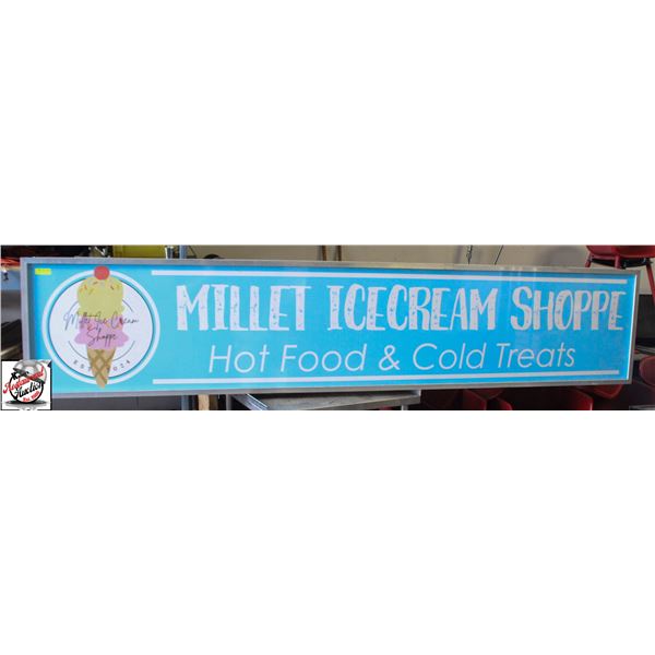 10 FOOT ALUMINUM LIGHTED SIGN BOX