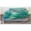 Image 1 : PALLET OF ASSORTED RACKING PIECES W/ 1 SUPPORT