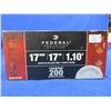 Image 2 : 17 HMR 17gr JHP Federal Cartridges (Pick Up Only) - Box of 200