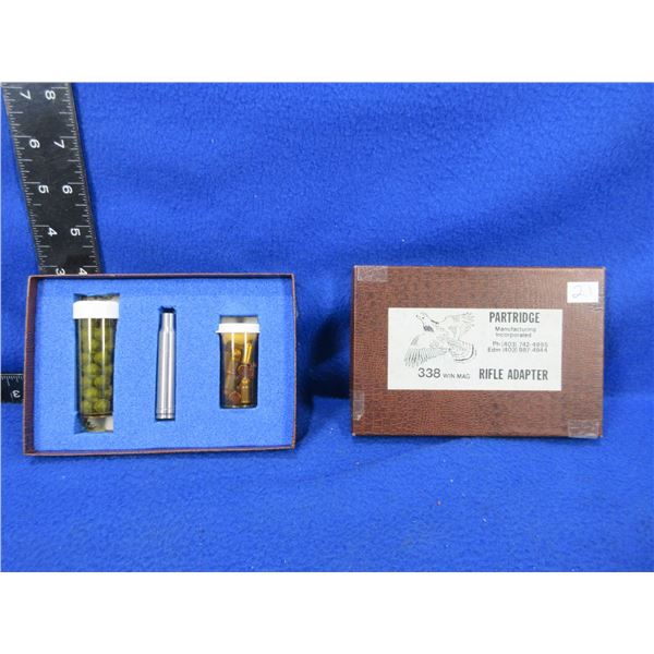 Partridge Manufacturing 338 Win. Mag Rifle Adaptor (Pick Up Only)