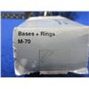 Image 2 : Burris 1" Rings with Weaver Style Bases - Winchester M-70, Gloss