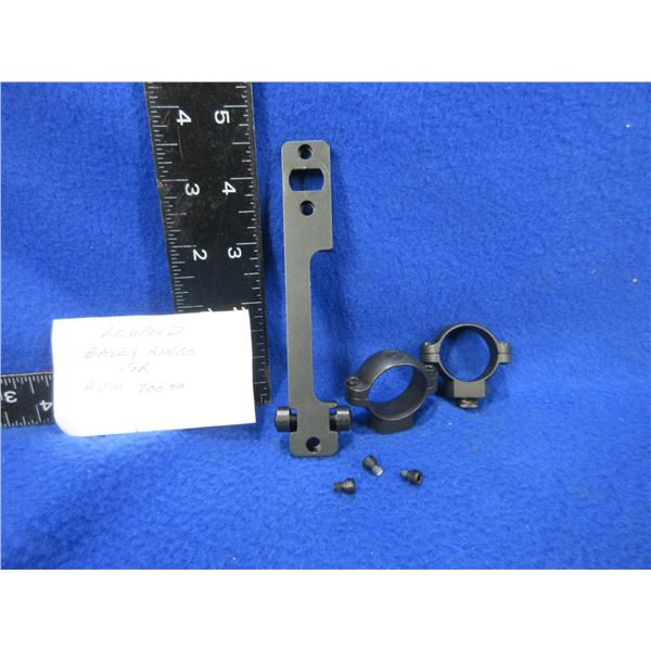 Leupold Base with Screws and 1" Rings for Remington 700 SA