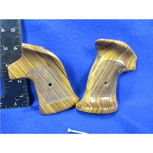 Colt Trooper Mk III "J" Frame Target Zebra Wood Grips