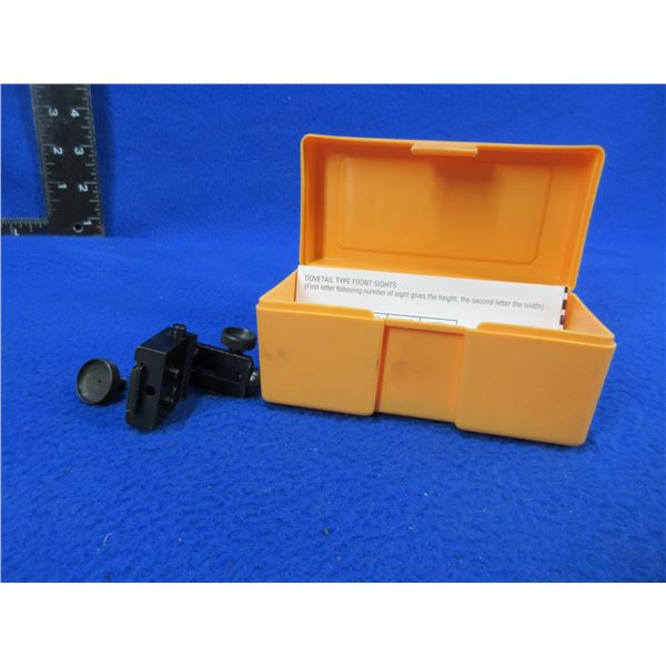 Lyman Model 66 MC Receiver Peep Sight with Extra Aperture - Fits Marlin 39A