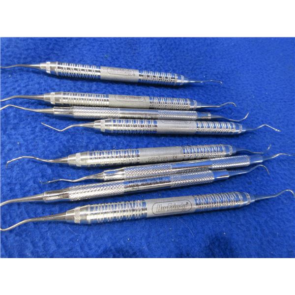 8 Assorted Hu-Friedy Stainless Steel Dental Picks