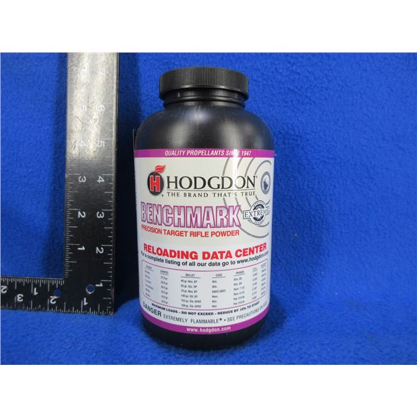 Hodgdon Benchmark Precision Target Rifle Powder (Pick Up Only) - Sealed 1 lb Tub