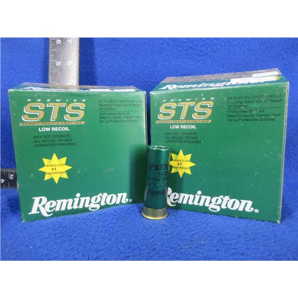 12 Ga. 2 3/4" 8 Shot Remington Shotshells - 2 Boxes of 25 (Pick Up Only)