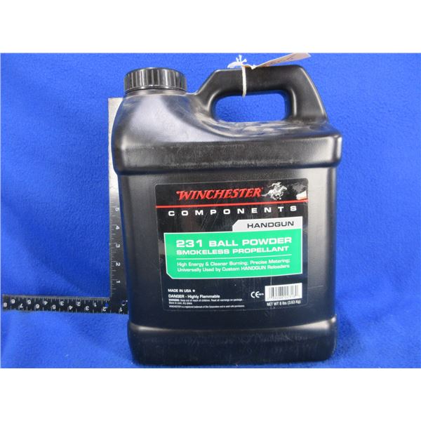 Winchester Handgun 231 Ball Powder (Pick Up Only) - Sealed 8 lb Tub