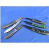 Image 2 : 6 Assorted Folding Lock Blade Clip Knives