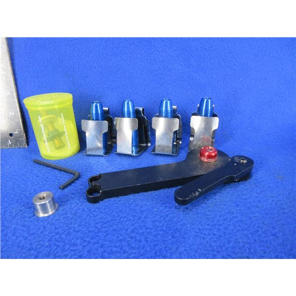 4 California Comp Works Single Moon-Clip Holders & Moon-Clip Loading Tool