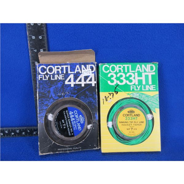 Cortland Fly Line - 444 Pro and 333HT - 35 Yards of Each, Appears Unused