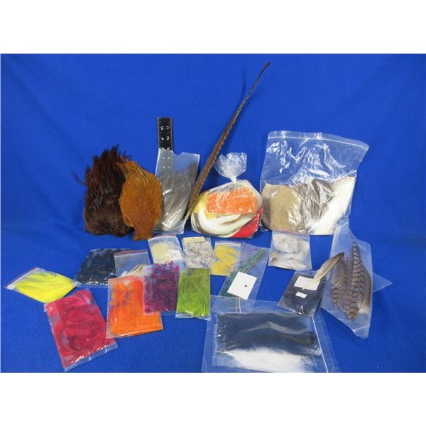 Lot of Assorted Fur and Feathers for Fly-Tying